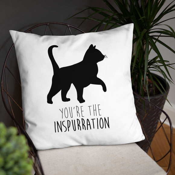 You're The Inspurration (Cat) - Pillow