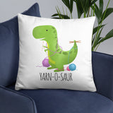 Yarn-O-Saur - Pillow