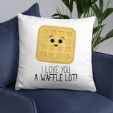 I Love You A Waffle Lot - Pillow