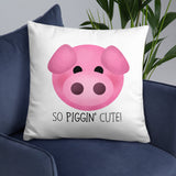 So Piggin' Cute - Pillow