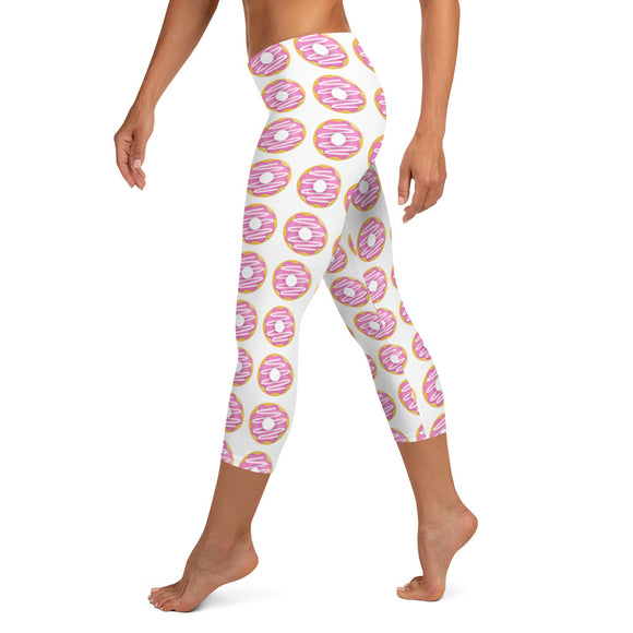 Pink Donut Pattern - Leggings