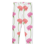 Carnation Flower Pattern - Leggings