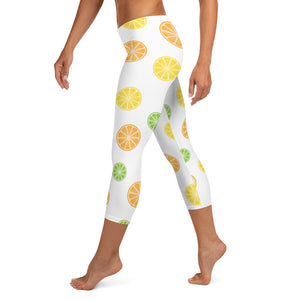 Citrus Fruit Pattern - Leggings