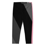 Thin And Thick Lines (Pink) - Leggings