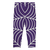 Spiderweb Pattern (Purple Background) - Leggings