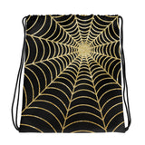 Spiderwebs (Faux Glitter) - Drawstring Bag