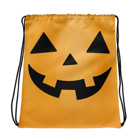 Happy Jack-O-Lantern - Drawstring Bag