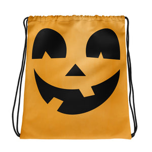 Silly Jack-O-Lantern - Drawstring Bag