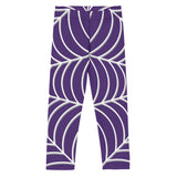 Spiderweb Pattern (Purple Background) - Kids Leggings