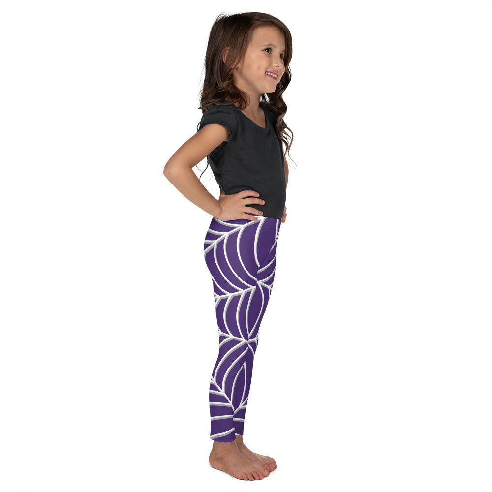 Spiderweb Pattern (Purple Background) - Kids Leggings – A Little Leafy