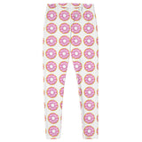 Pink Donut Pattern - Leggings