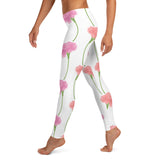 Carnation Flower Pattern - Leggings