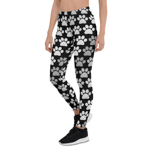 Paw Prints Pattern - Leggings