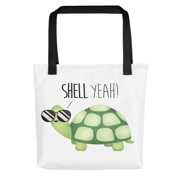 shell yeah shell tote bag