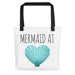 Mermaid At Heart (Shell) - Tote Bag