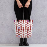 Lips Pattern - Tote Bag