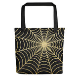 Spiderwebs (Faux Glitter) - Tote Bag