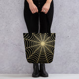 Spiderwebs (Faux Glitter) - Tote Bag