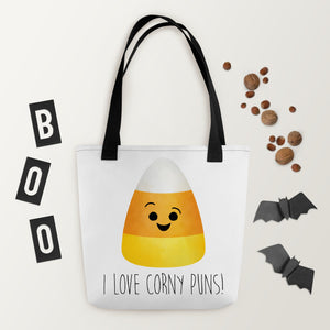 I Love Corny Puns - Tote Bag