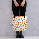 Fall Leaves Pattern - Tote Bag