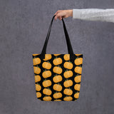Pumpkins (Black Background) - Tote Bag