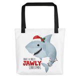 Have A Holly Jawly Christmas (Shark) - Tote Bag