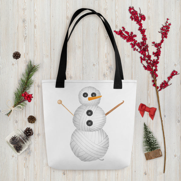 Snowman tote bags sale