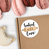 Baked With Love - Stickers