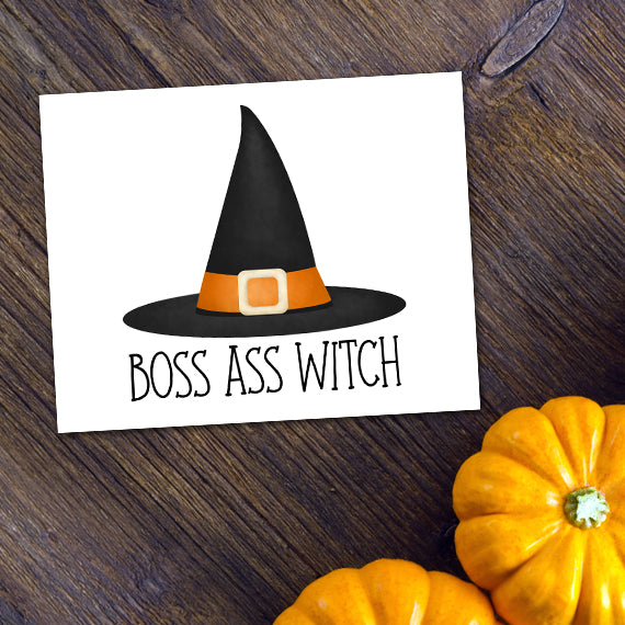 Boss Ass Witch - Print At Home Wall Art