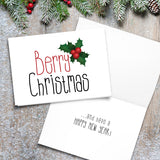 Berry Christmas - Print At Home Card