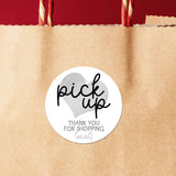 Pick Up Thank You For Shopping Local (Heart) - Stickers