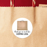 Thank You So Much For Shopping Local (Paper Shopping Bag) - Stickers