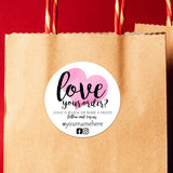 Love Your Order (Heart) - Custom Stickers