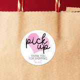 Pick Up Thank You For Shopping Local (Heart) - Stickers