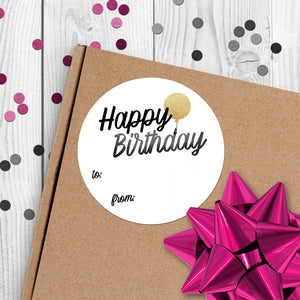 Happy Birthday Fancy (Gift Tag) - Stickers