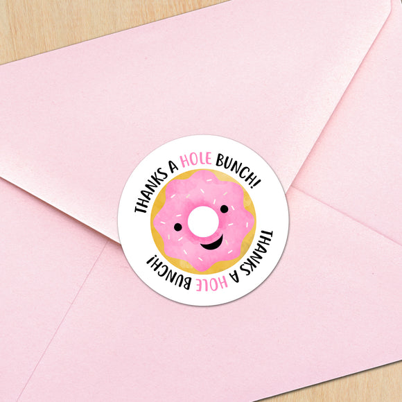 Thanks A Hole Bunch (Donut) - Stickers