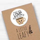 Made With Love And A Lot Of Coffee - Stickers