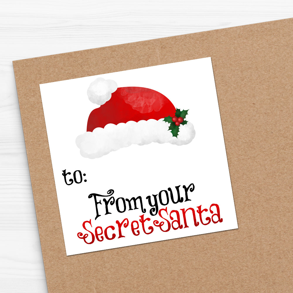 From Your Secret Santa (Gift Tag) - Stickers – A Little Leafy