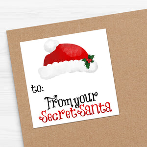 From Your Secret Santa (Gift Tag) - Stickers