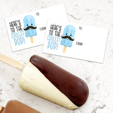 Here's To The Coolest Pop (Popsicle) - Print At Home Gift Tags