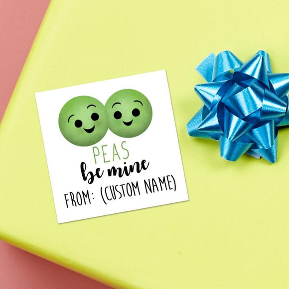 Peas Be Mine - Custom Stickers