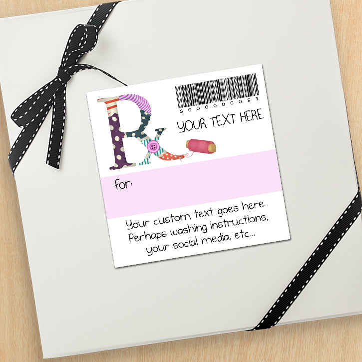 Fabric Prescription - Custom Stickers – A Little Leafy