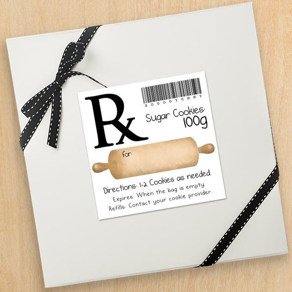 Cookie Prescription - Custom Stickers