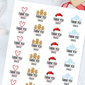 Thank You For Your Order (Christmas Mix) - Stickers