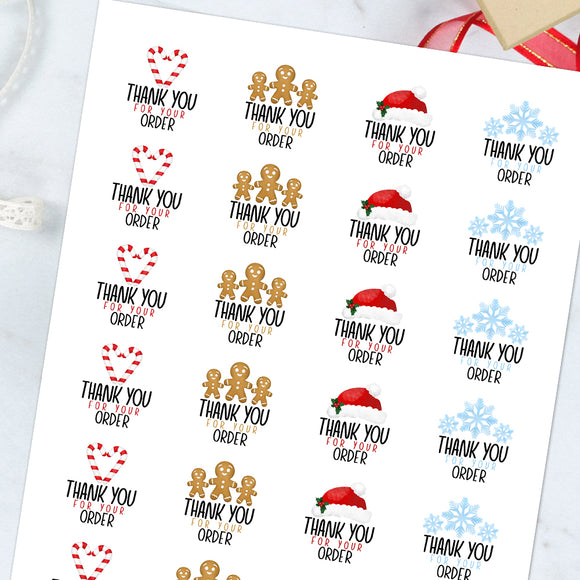 Thank You For Your Order (Christmas Mix) - Stickers