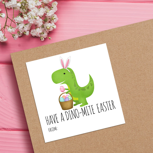 Have A Dino-mite Easter (Gift Tag) - Stickers