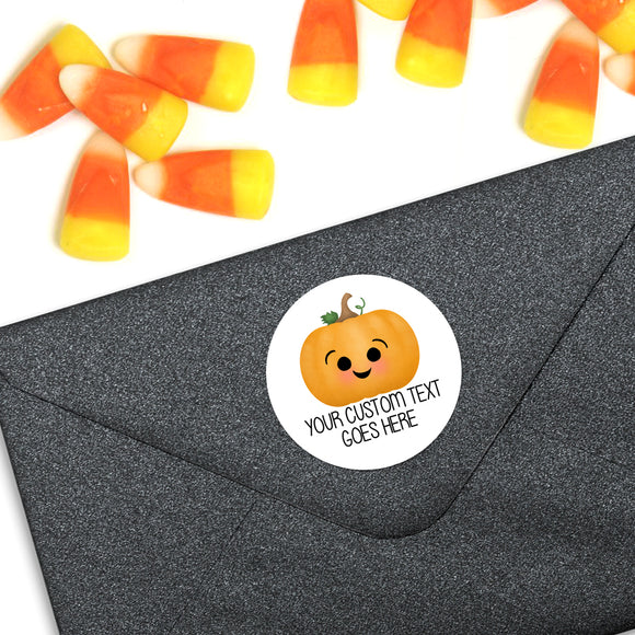 Happy Pumpkin - Custom Stickers