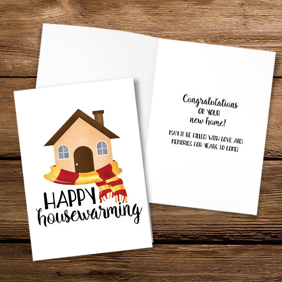 Printable Housewarming Greeting Cards Pretty New Home Card House