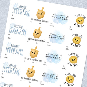 Hanukkah Mix (Gift Tag) - Stickers