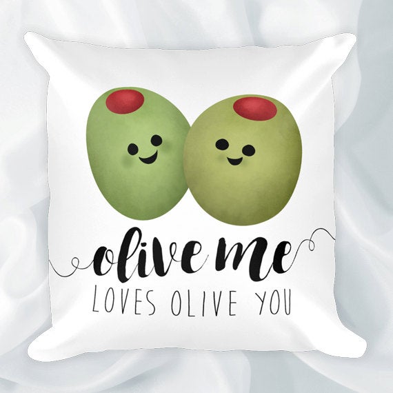Olive Me Loves Olive You - Pillow